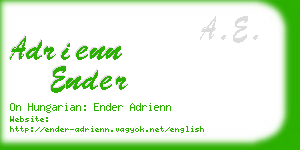 adrienn ender business card